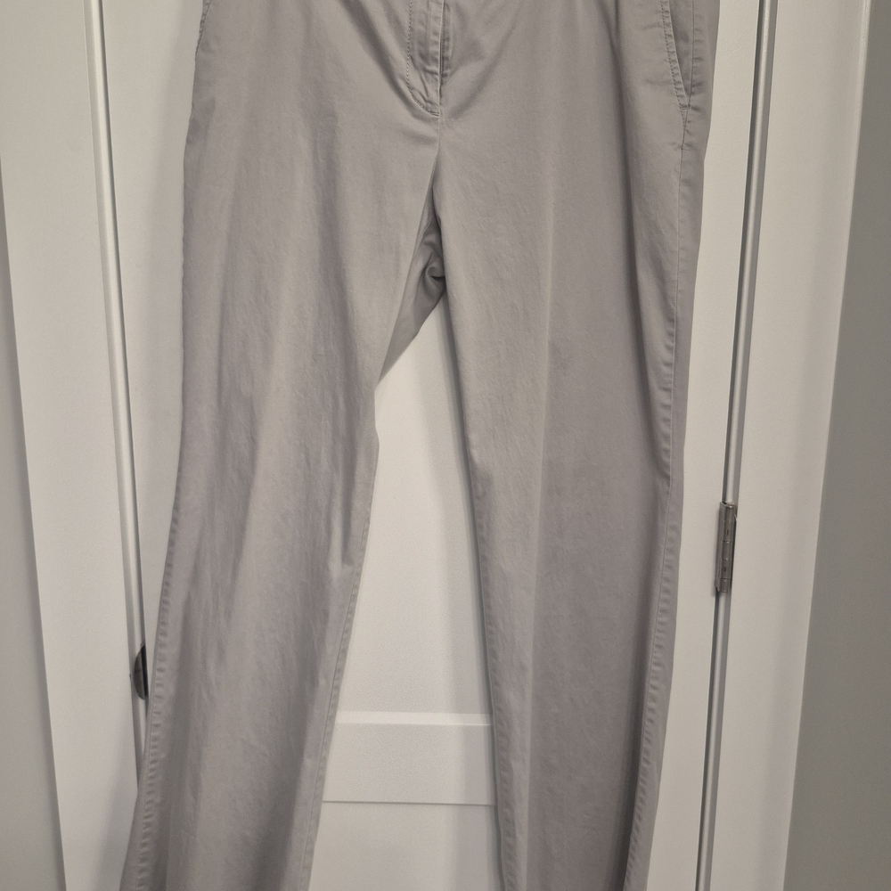 Ann Taylor LOFT Light Gray Casual Pants Size 12